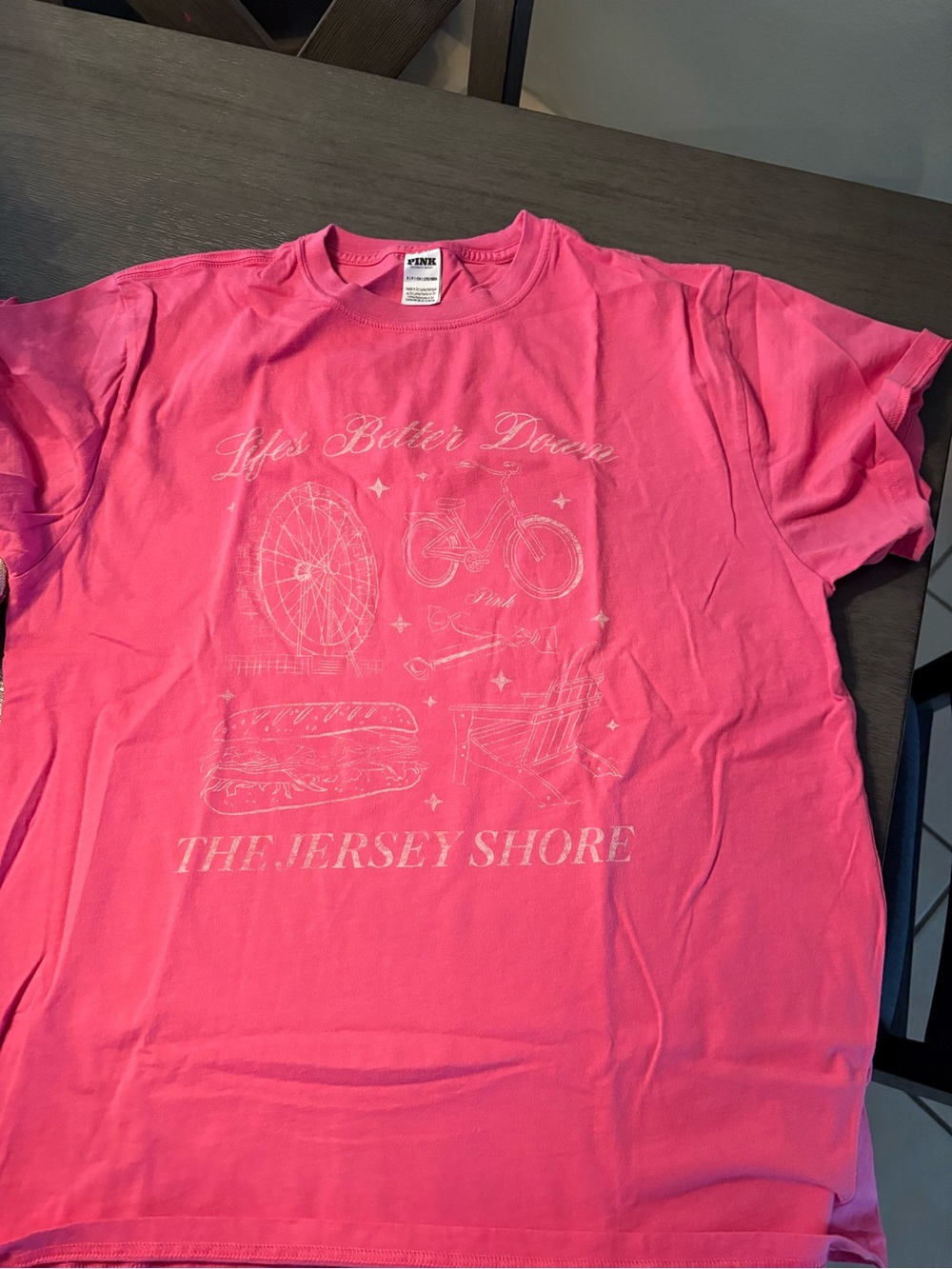 PINK Victoria's Secret Pink Graphic Short Sleeve Tee